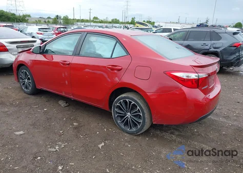 2016 Toyota Corolla S Plus z USA, uszkodzony, nr VIN 5YFBURHE8GP429839